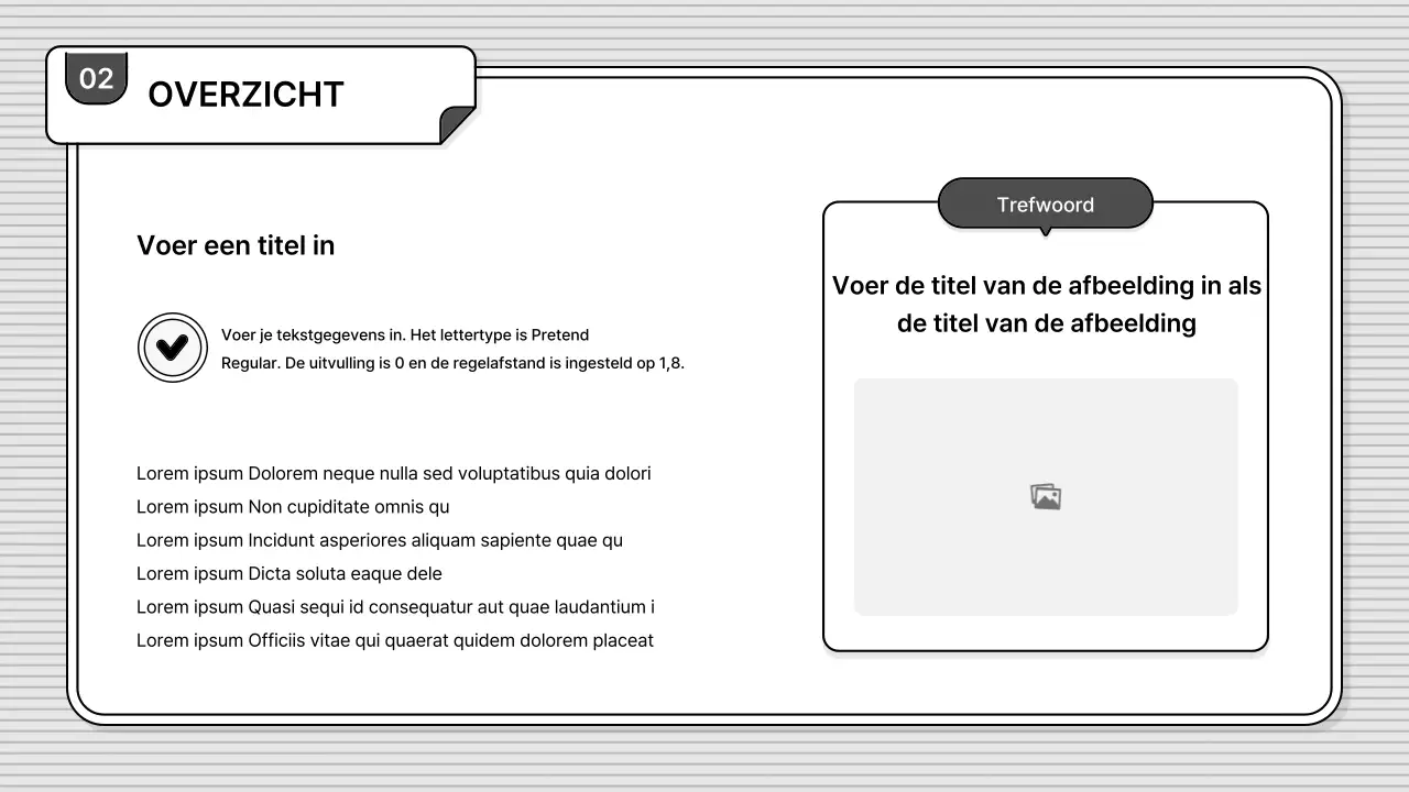Zwart-wit, eenvoudig te bewerken, zakelijke basisillustratiestijl
