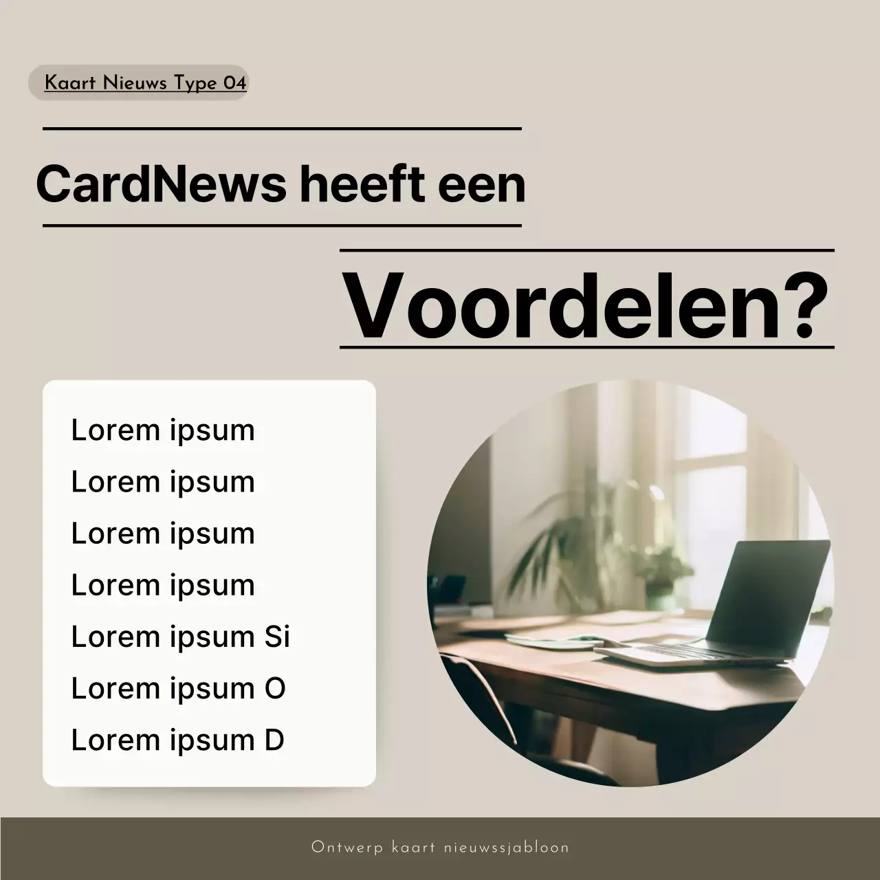 Eenvoudig groen en wit fotolijstje voorstel