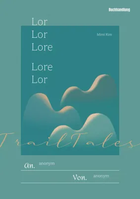 Einfacher Umschlag für einen Reiseaufsatz in Grün und Gelb