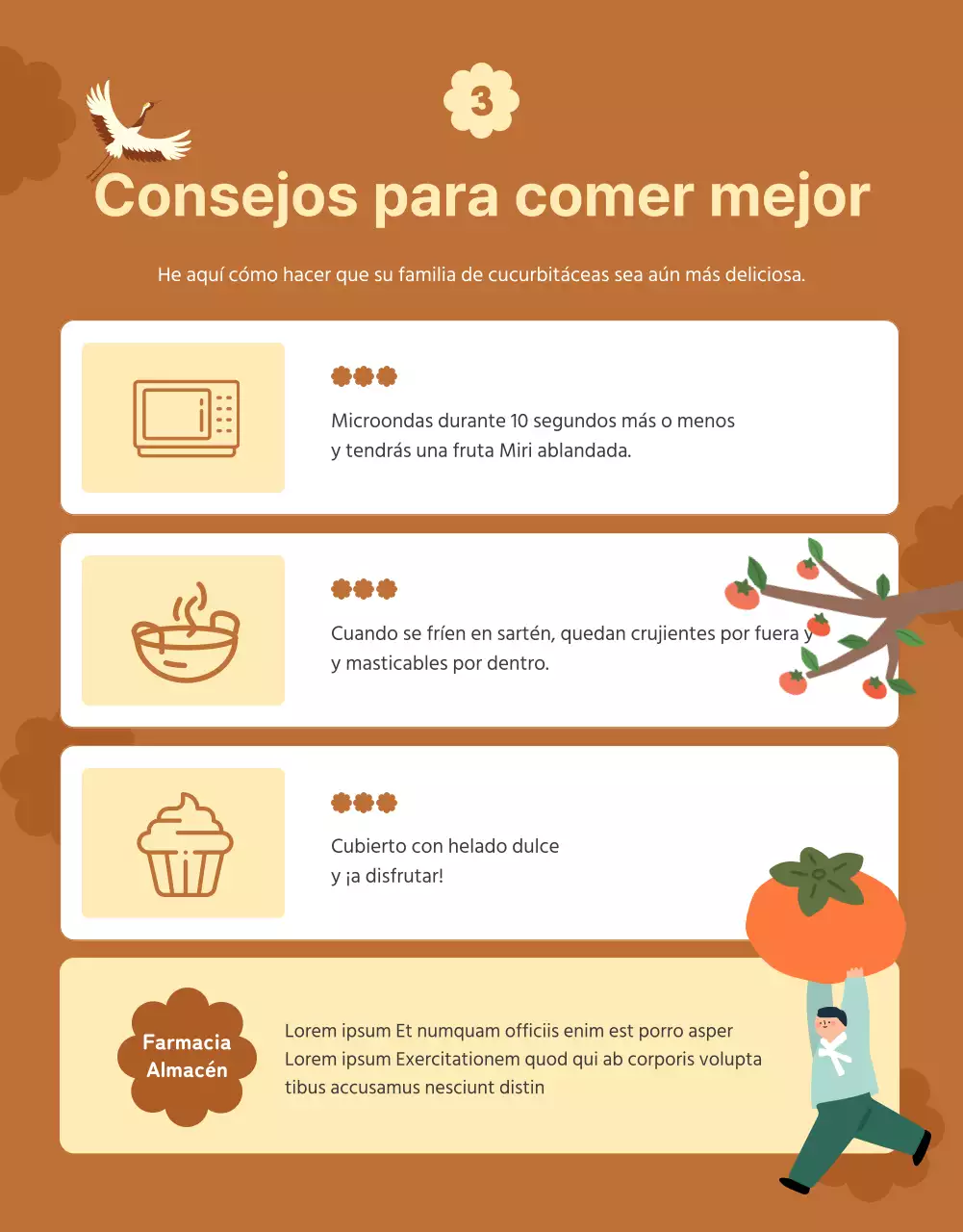 Información sobre regalos Obon en bonitos estilos amarillo y marrón