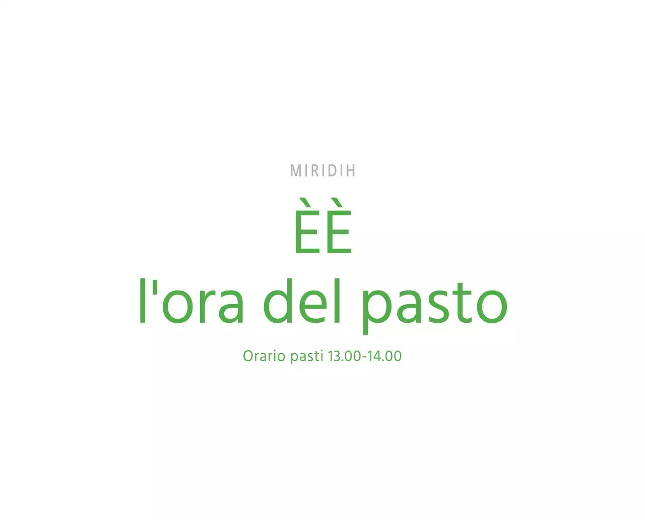 Simpatico calendario da tavolo illustrato verde a tema famiglia