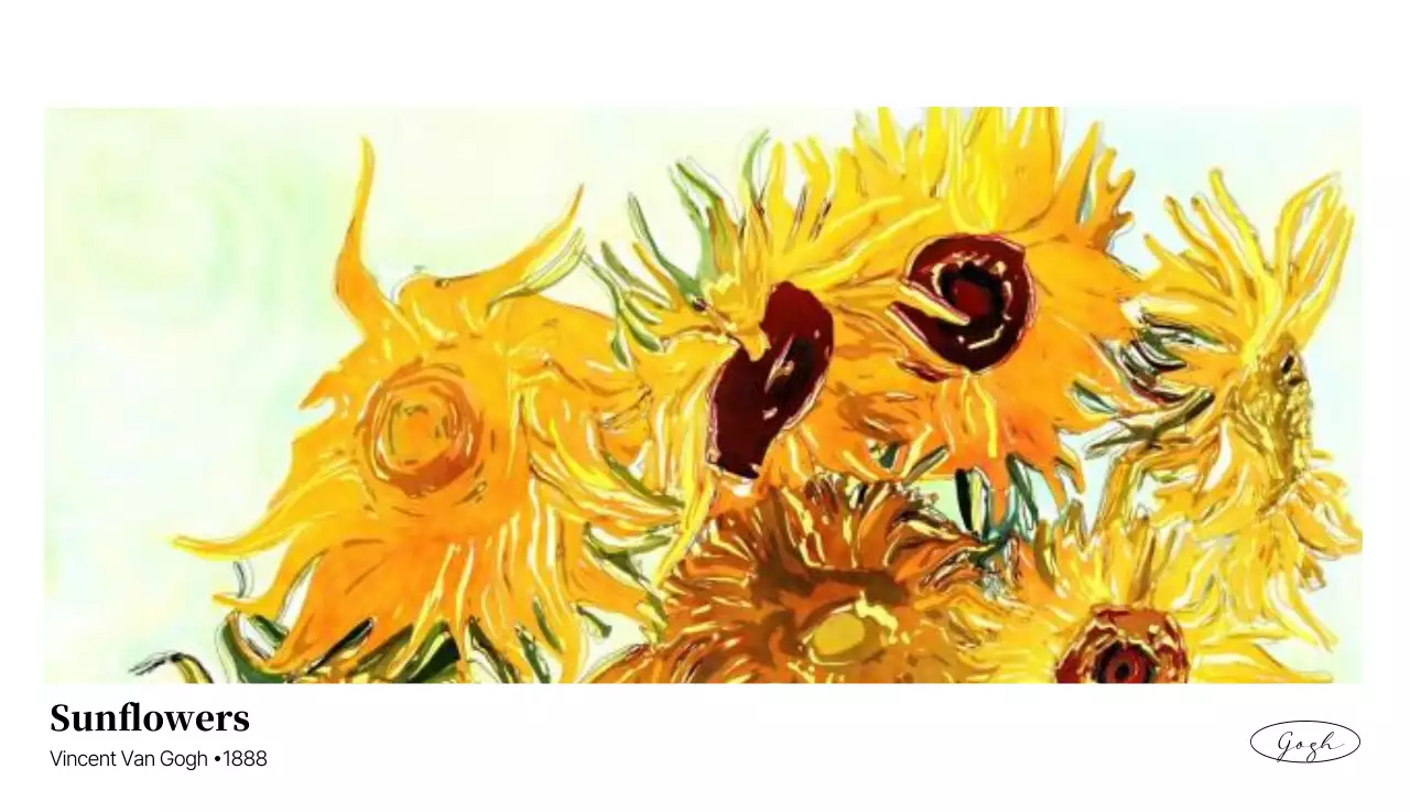 黒とグレーのシンプルでクラシックな名画。