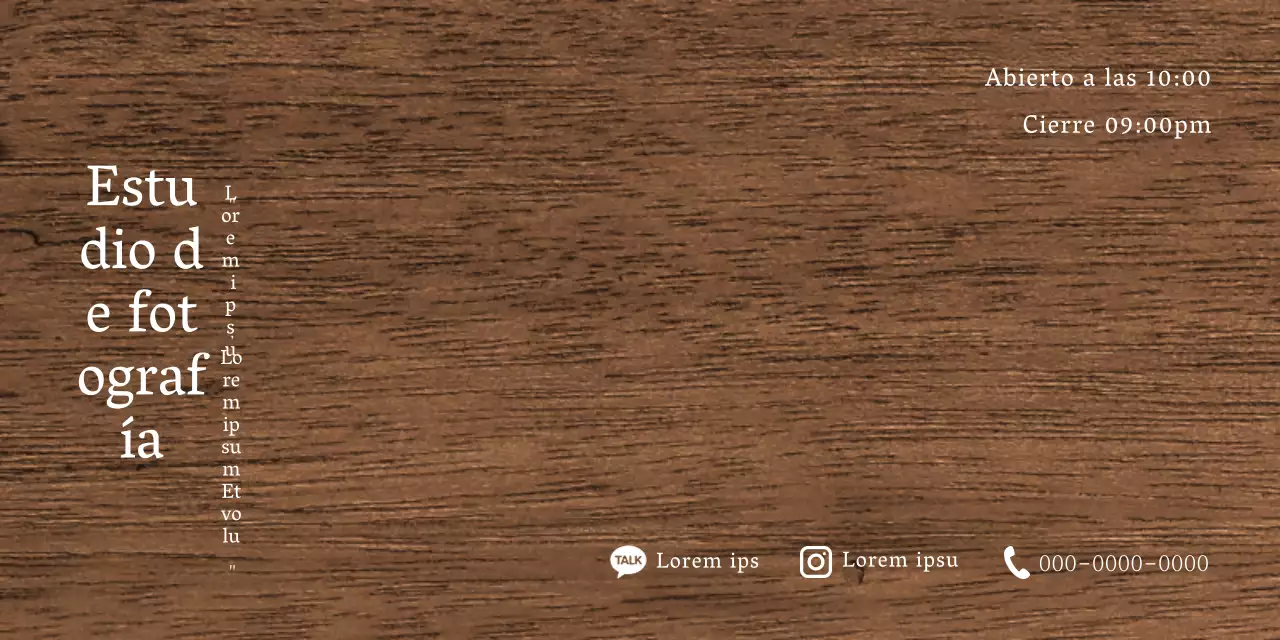 Emotivo diseño de estudio fotográfico con líneas rectangulares blancas y redondeadas