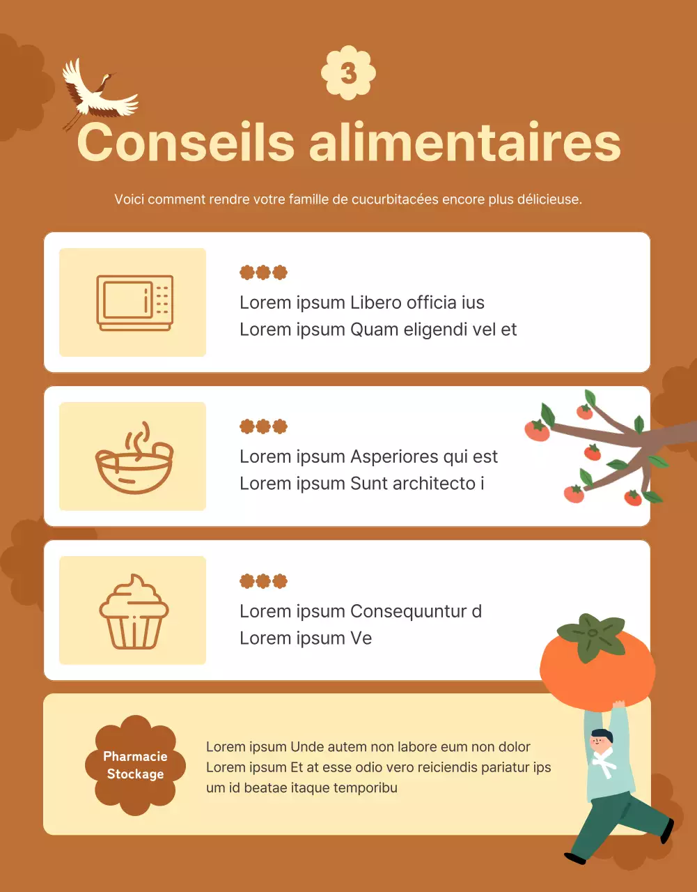 Informations sur les cadeaux Obon dans de jolis styles jaunes et bruns