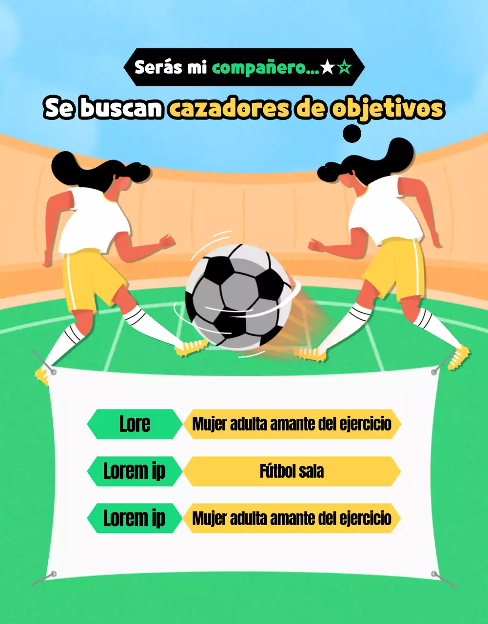 El fútbol femenino se viste de verde y amarillo