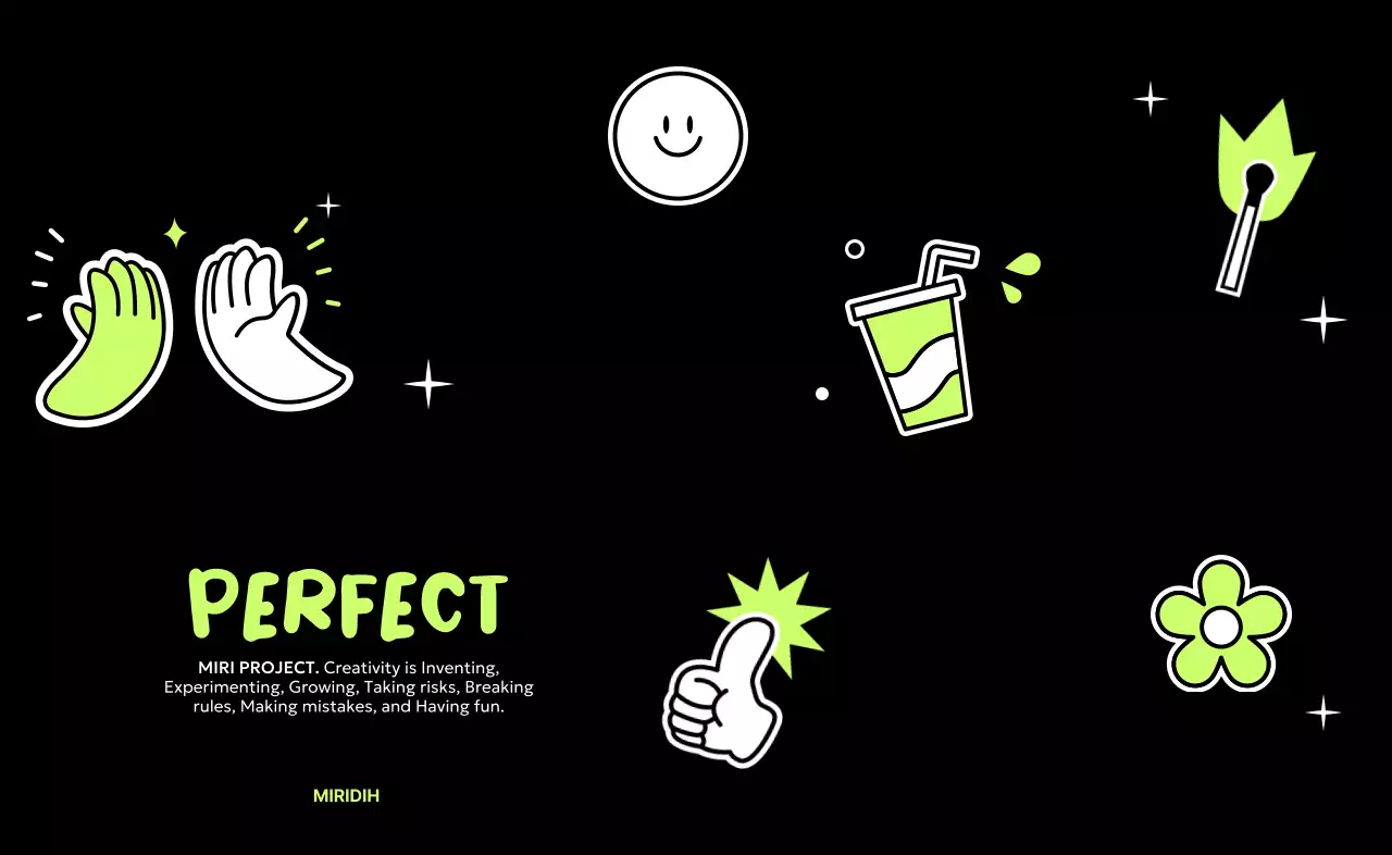 톡톡 튀는 일러스트가 있는 신입 웰컴 키트