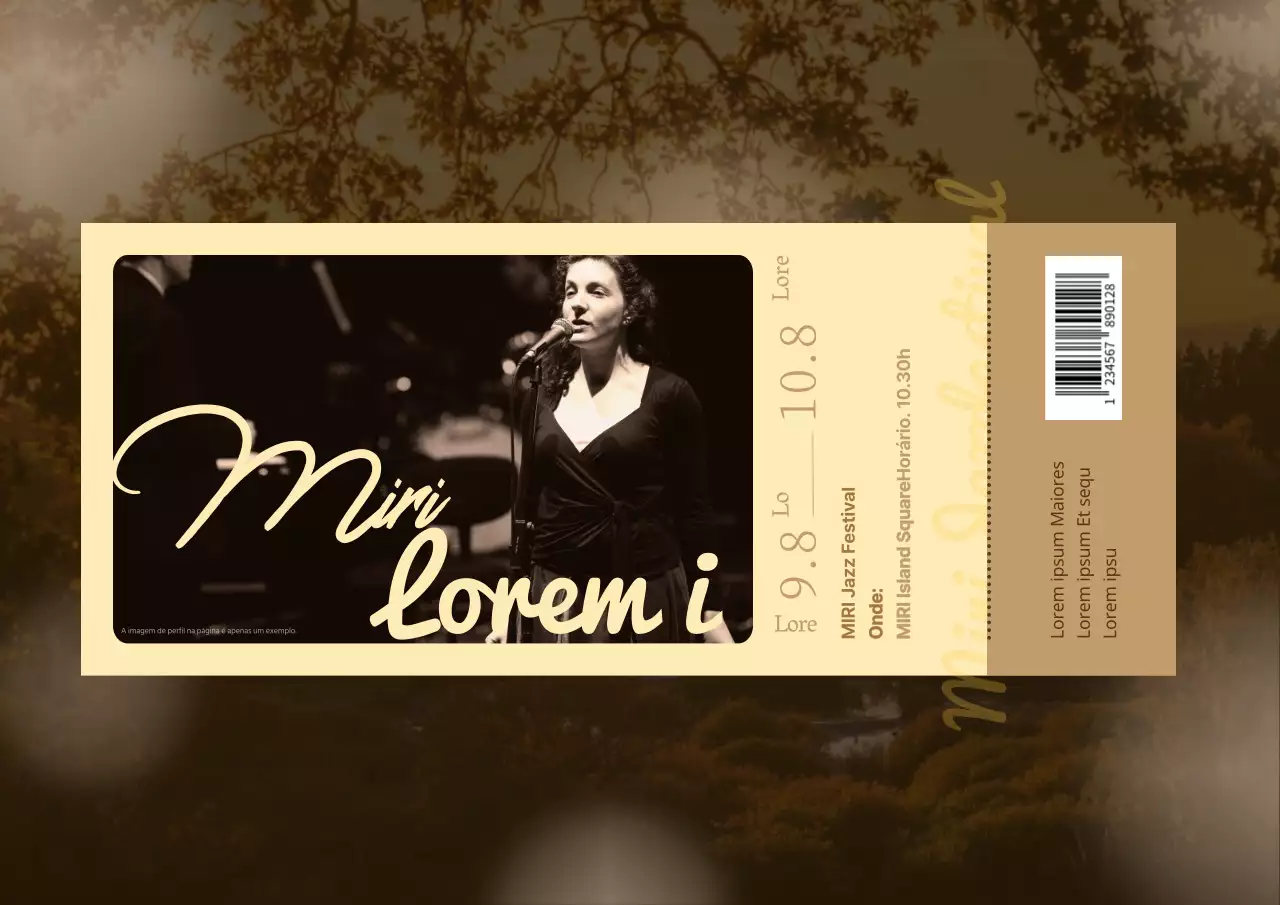 Atuação da cantora de jazz Brown Autumn