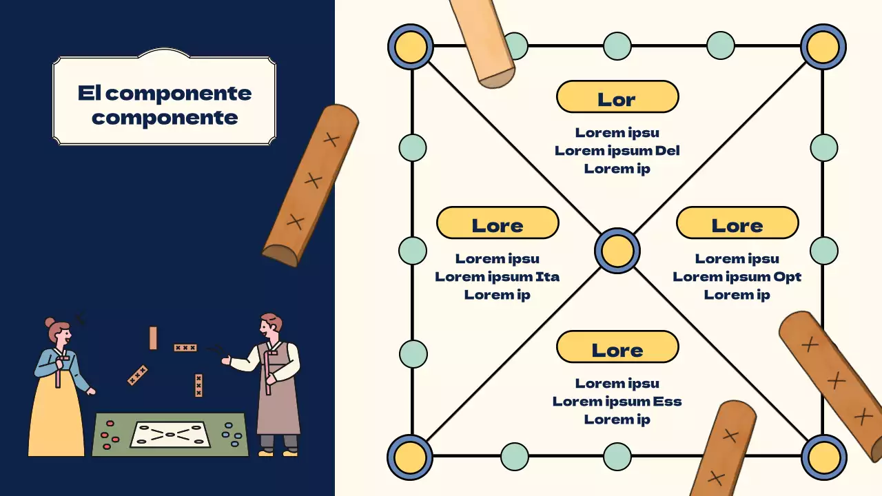 Presentamos el concepto del colorido y simpático ambiente de las ilustraciones de Obon