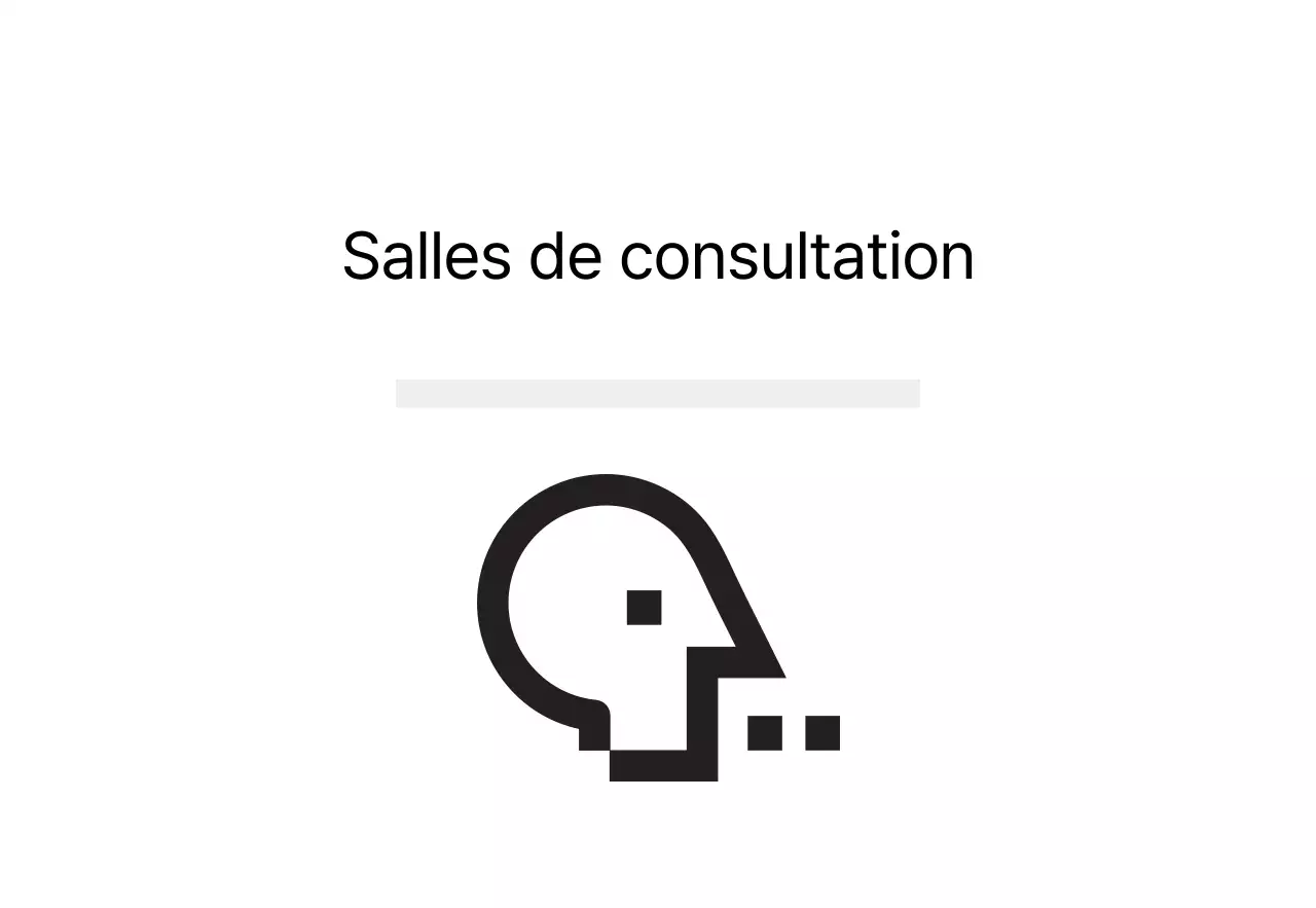 Signalisation simple avec des icônes d'aspect numérique et des textes de remplacement