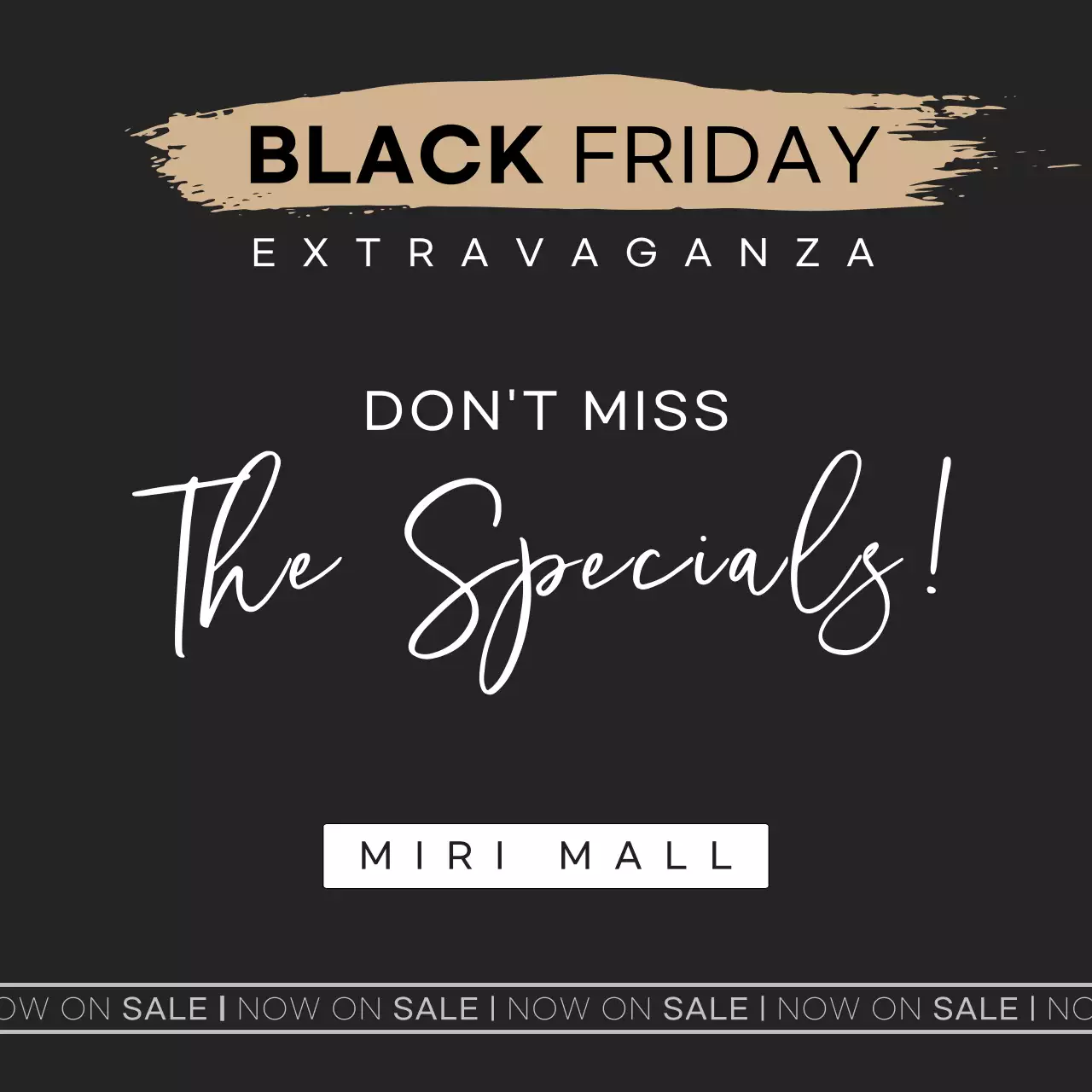 블랙 앤 골든의 우아한 블랙 프라이데이 특별 기획전