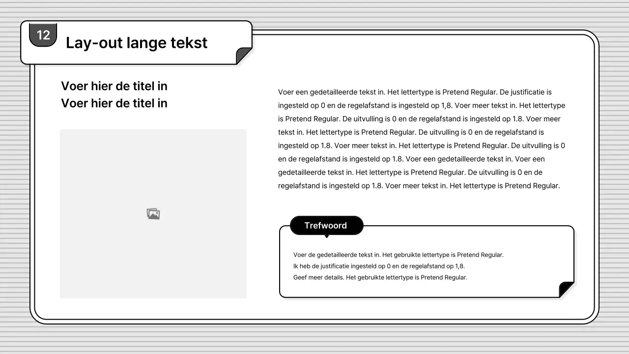 Zwart-wit, eenvoudig te bewerken, zakelijke basisillustratiestijl
