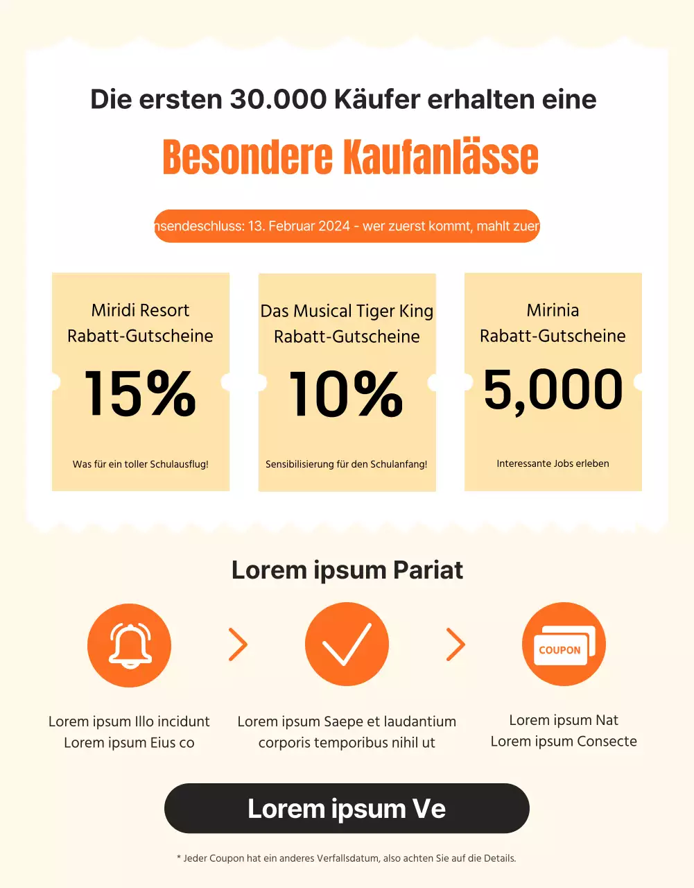 Schulanfangskollektion mit illustrierten Schulsachen auf gelbem Hintergrund