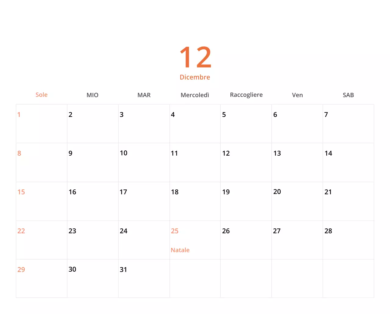Simpatico calendario da tavolo illustrato verde a tema famiglia