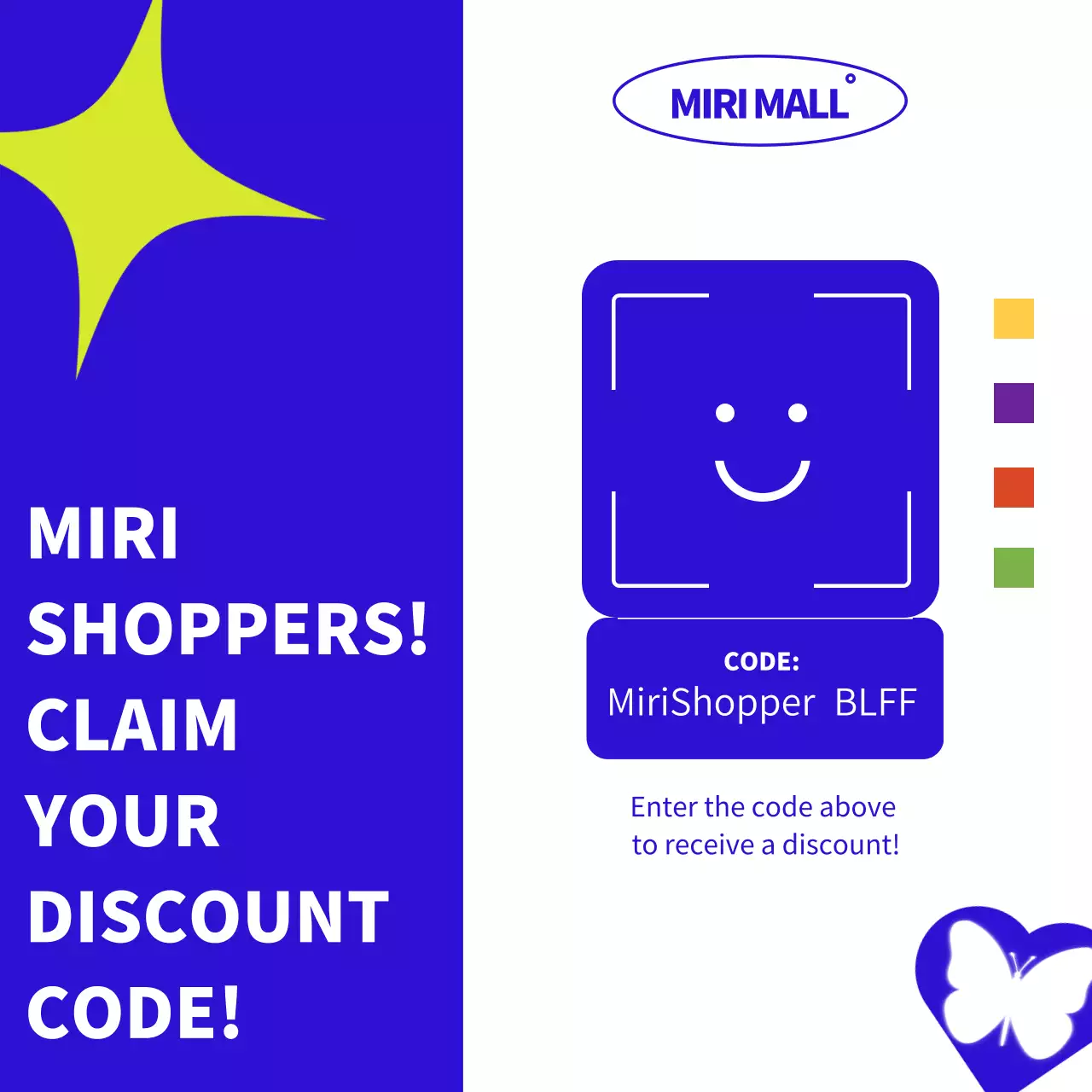 Blue and White Trendy Black Friday deals publicity