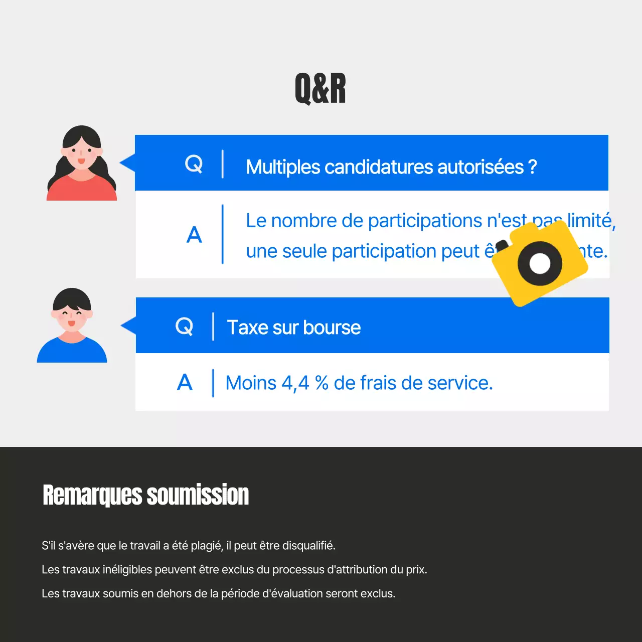 Promouvoir le concours de photographie de voyage naturel de Blue's