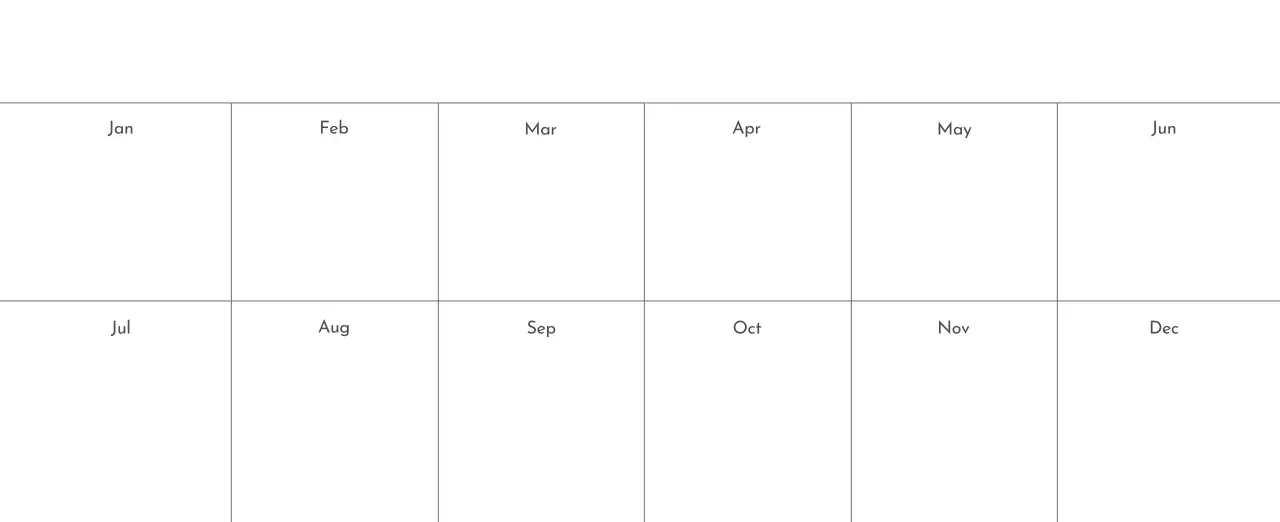 すっきりとした都会的な雰囲気のフォトカレンダー