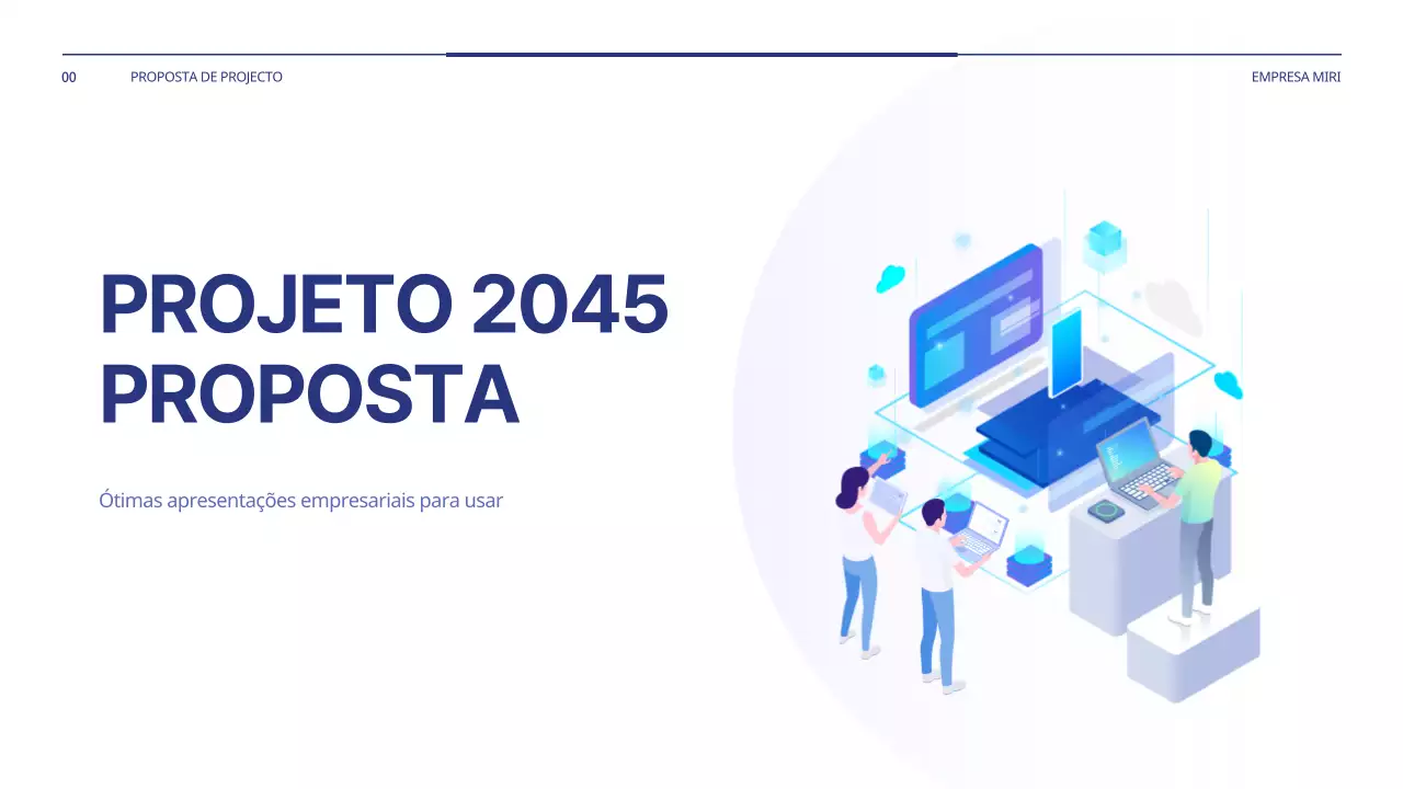 Uma proposta de projeto simples a azul