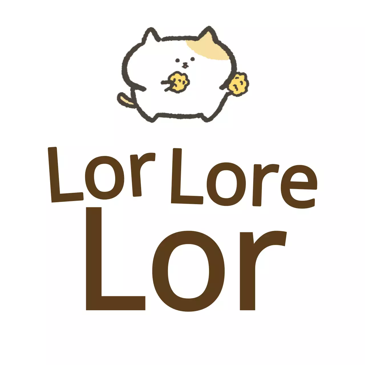 Concept de calligraphie avec des mots d'encouragement