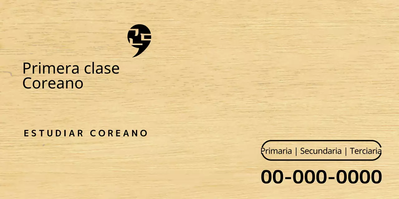 Diseño de una escuela de idiomas con un logotipo negro y sencillo