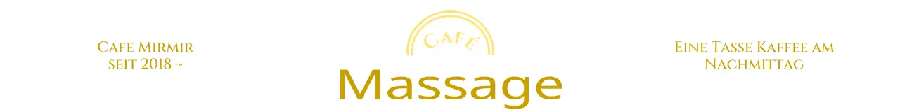 Emotionales Cafe-Logo mit Linien