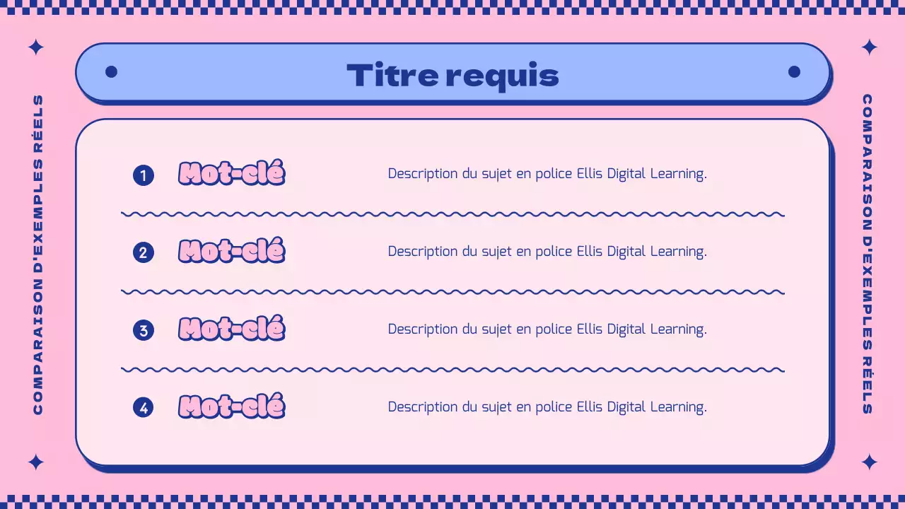 Introduire le concept de mignons personnages roses et violets