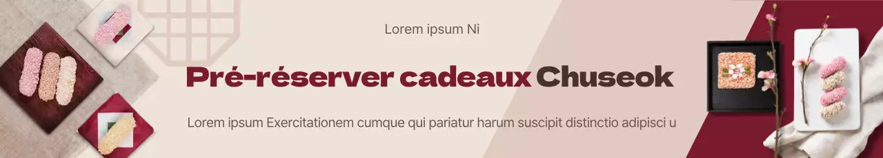 Pré-commande des cadeaux traditionnels de Chuseok en violet