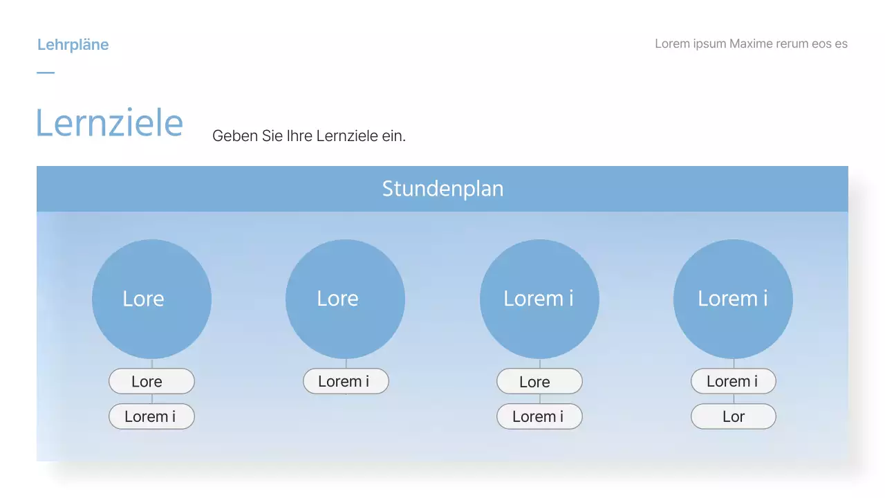 Kursorientierung anhand eines Fotos mit einem hellblauen und weißen Farbverlauf
