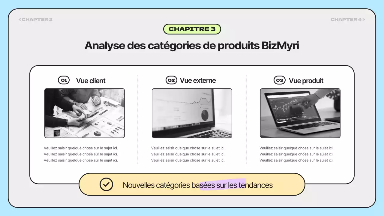 Des rapports d'étude de marché simples, aux couleurs de l'arc-en-ciel