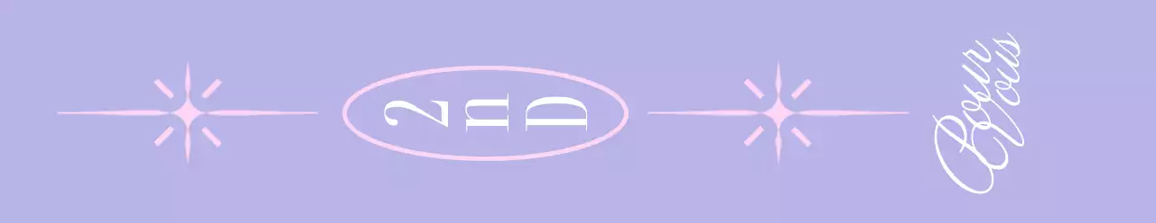 Ruban adhésif mauve et kitsch pour papeterie