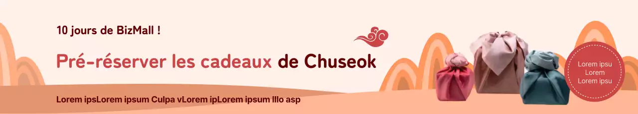 Pré-commande de cadeaux Obon orange et automnaux