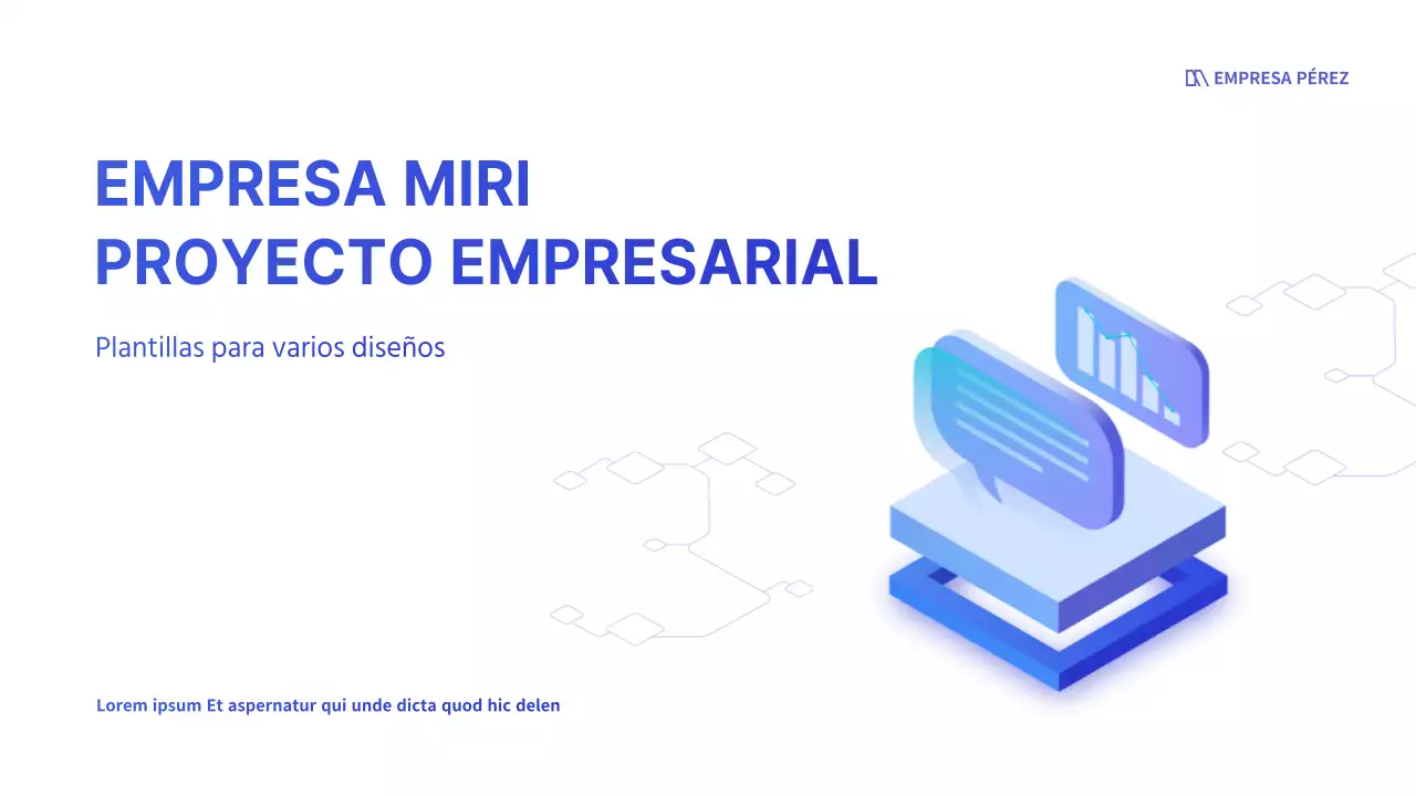 Blanco y azul para un look empresarial limpio