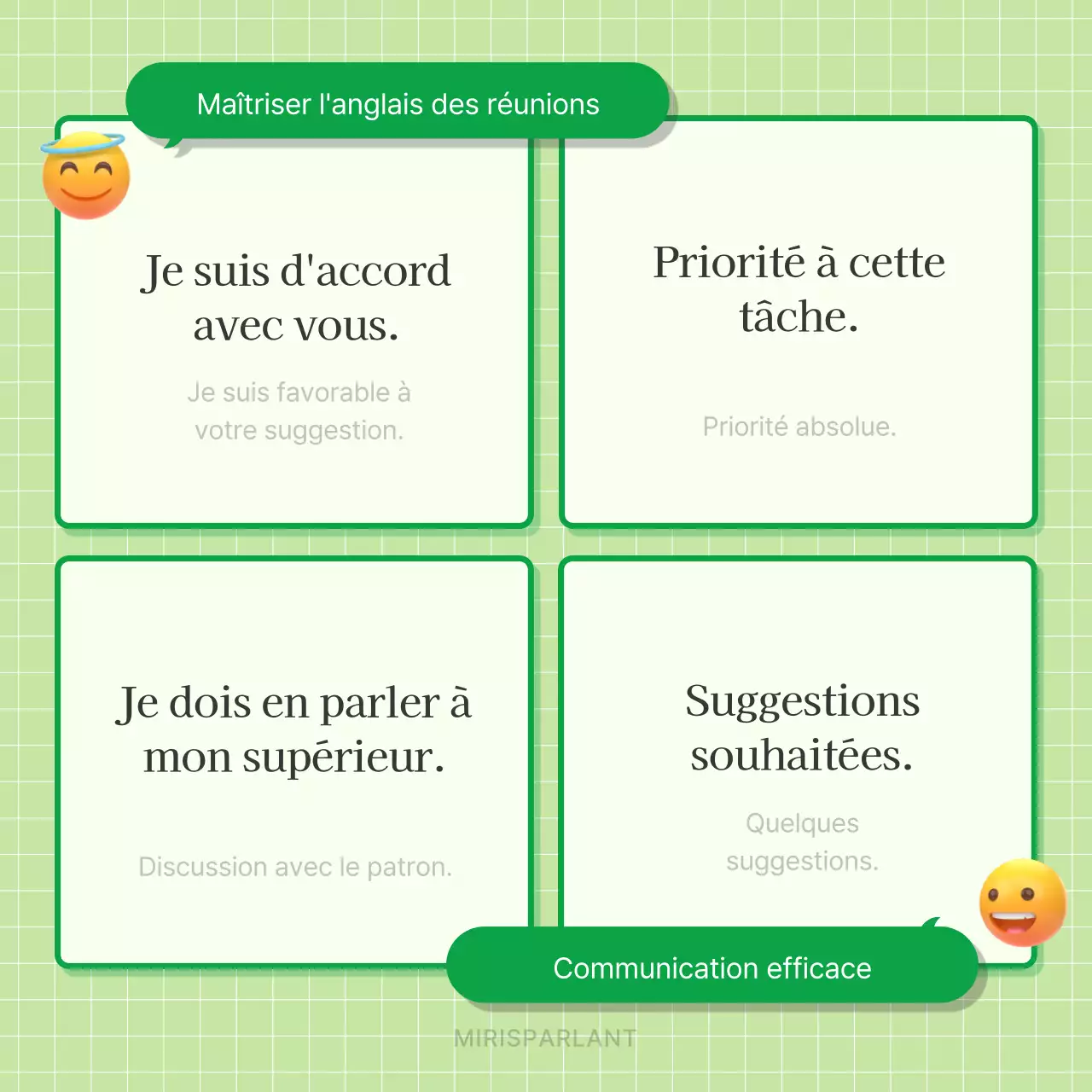 L'anglais moderne des affaires en vert