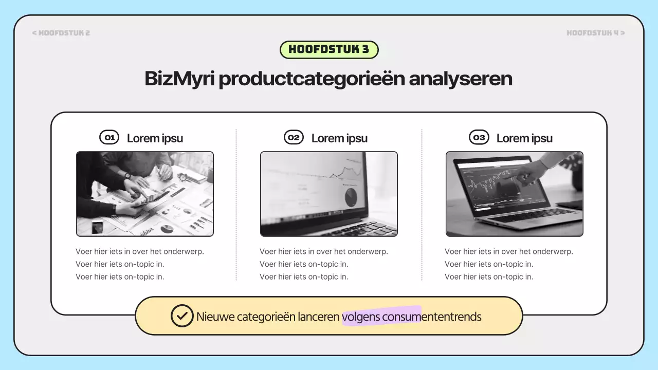 Eenvoudige, regenboogkleurige marktonderzoeksrapporten