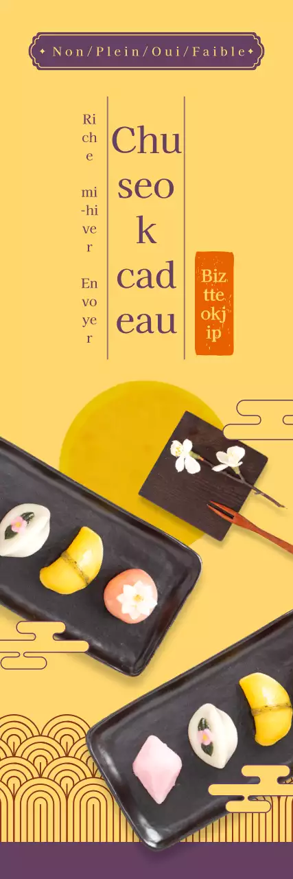 Comment réserver à l'avance les envois de cadeaux traditionnels jaunes et violets de Chuseok ?