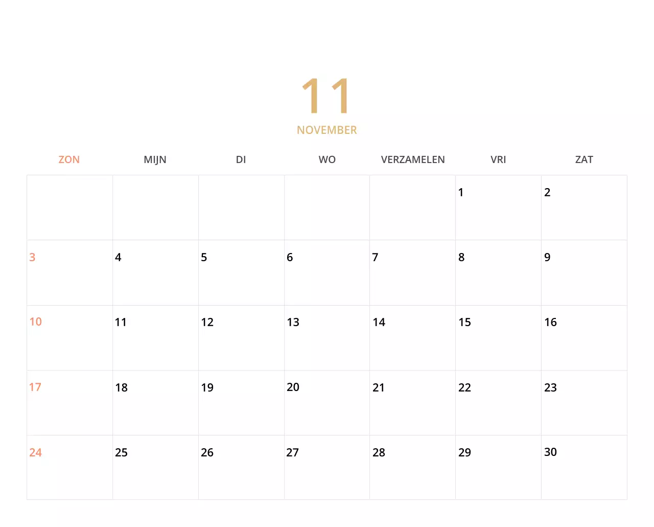 Schattige geïllustreerde groene bureaukalender met familiethema