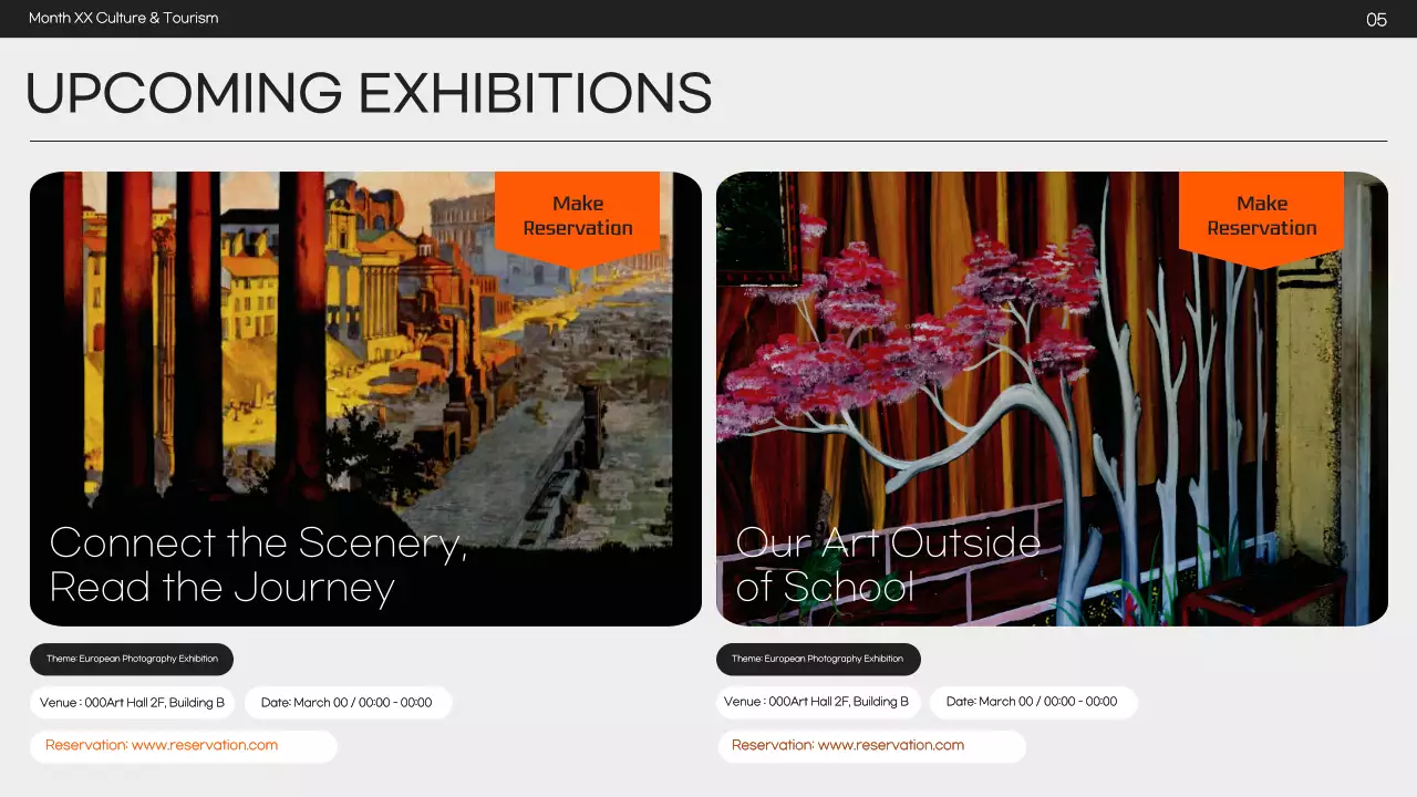 오렌지 모던 컬처 뉴스레터 프리젠테이션