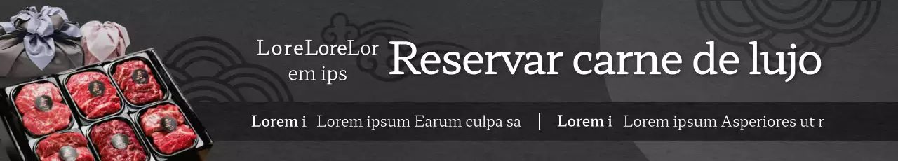 Reserva anticipada de un lujoso regalo de ternera negra coreana