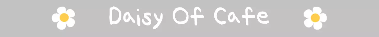 귀여운 꽃 일러스트가 들어간 카페 굿즈 디자인