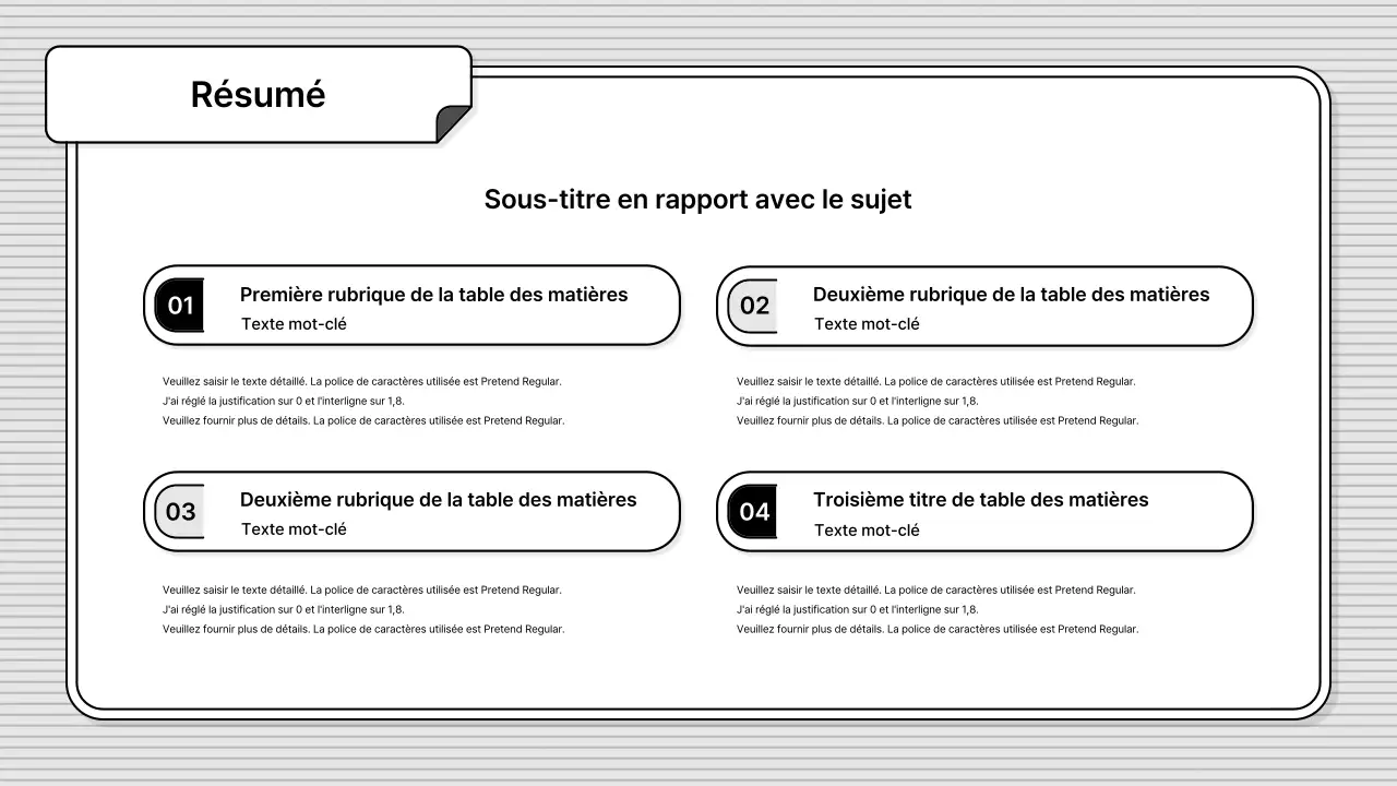 Noir et blanc, facile à éditer, style illustration commerciale de base