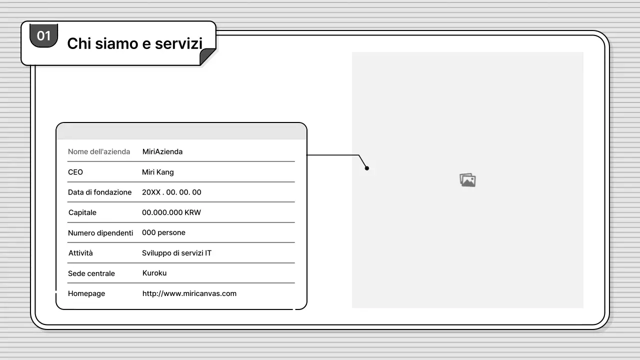 Bianco e nero, facile da modificare, stile illustrazione aziendale di base