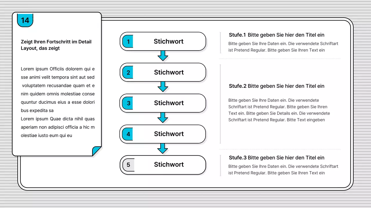 Blue's leicht zu bearbeitender, einfacher Business-Illustrationsstil