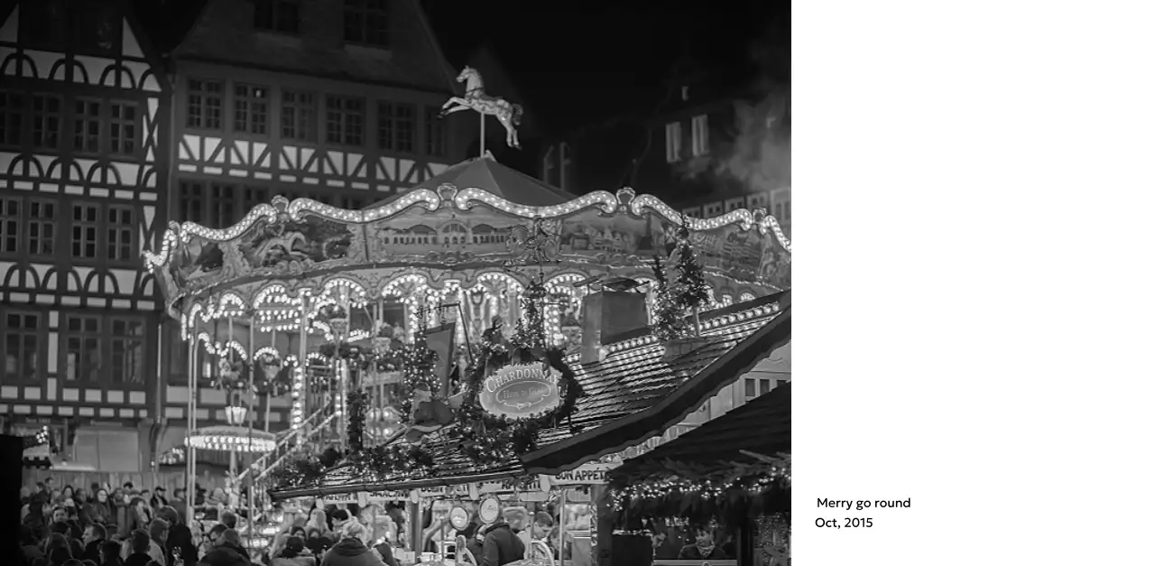 すっきりとした都会的な雰囲気のフォトカレンダー