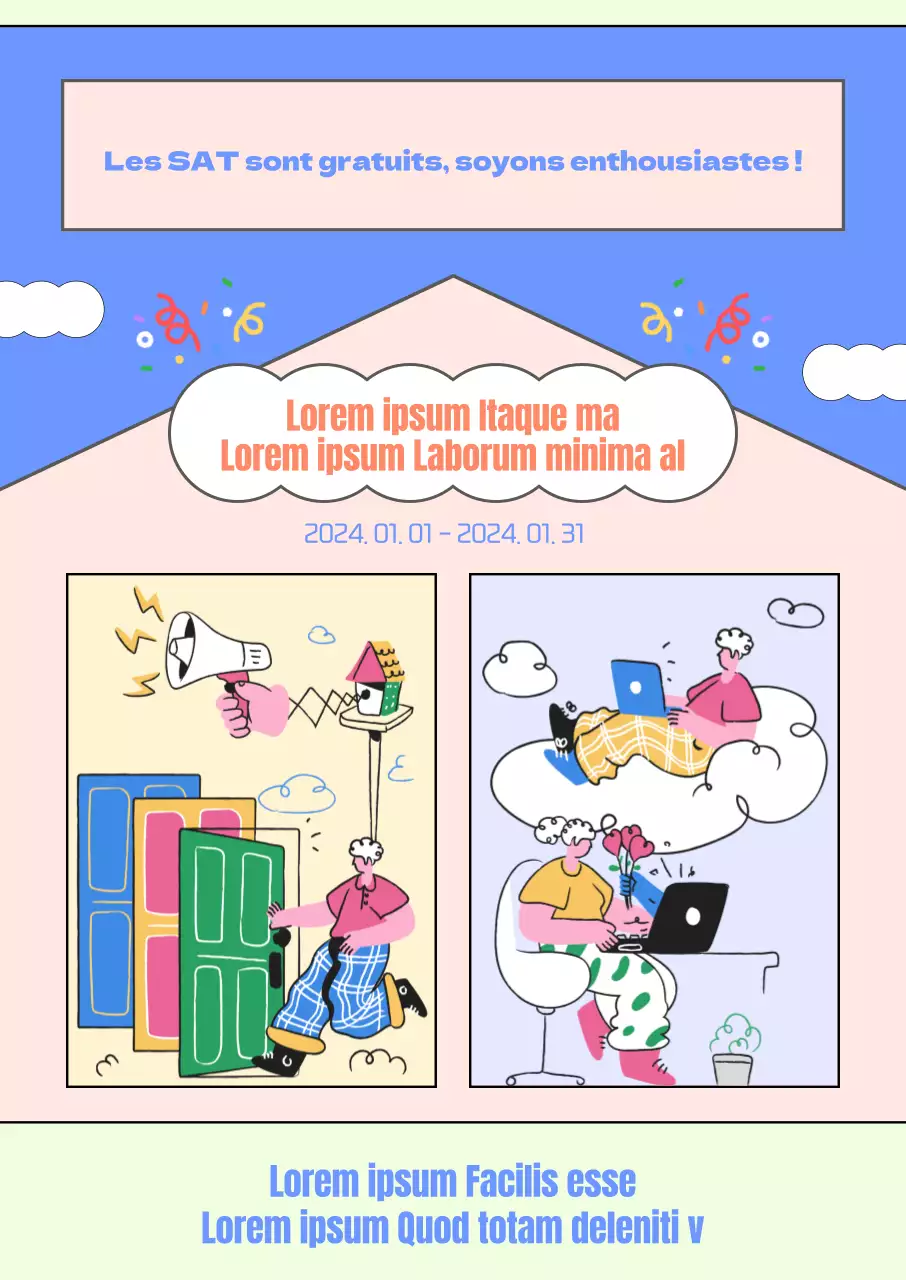 Un magasin d'intérieur confortable avec une ambiance chaleureuse Événement de réduction SATs