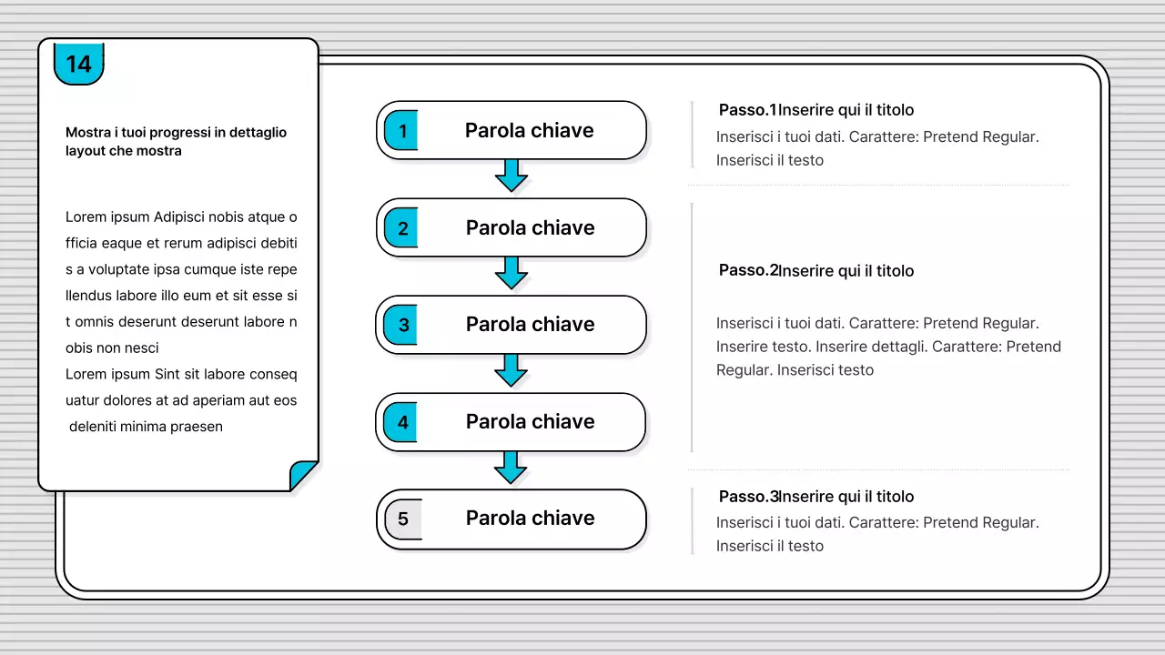 Lo stile dell'illustrazione aziendale di base di Blue, facile da modificare