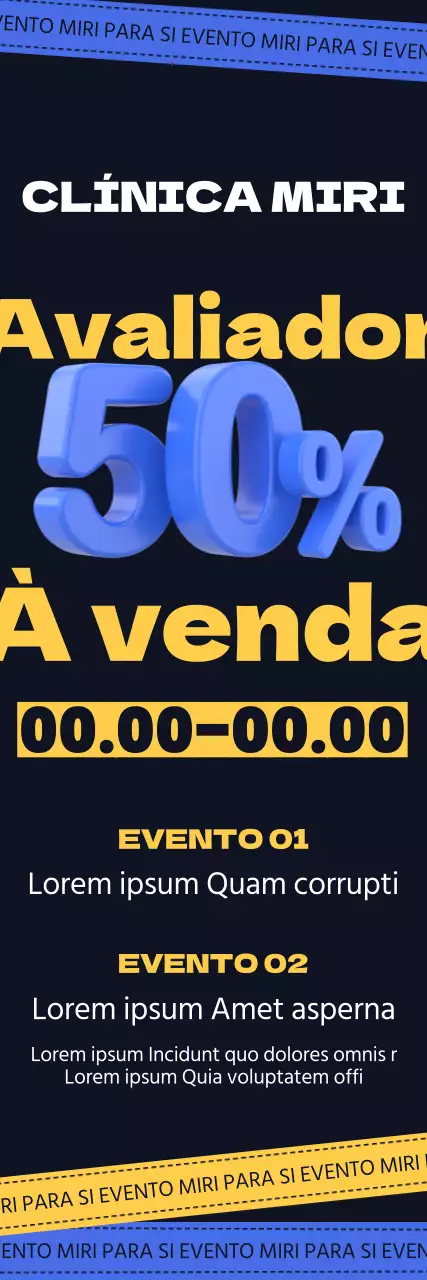 Oferta de desconto em dermatologia para os candidatos aos testes SATs, com um esquema de letra que realça a mensagem, gráficos de números 3D e contraste de cores