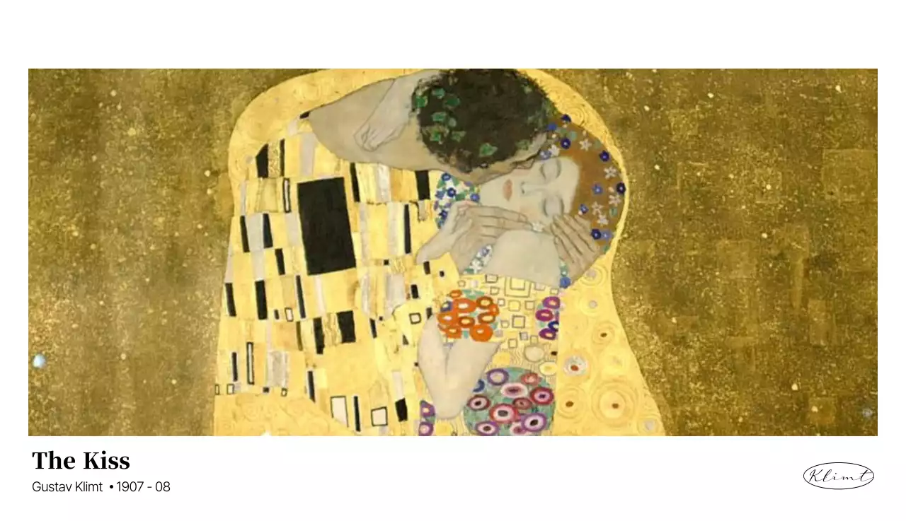 黒とグレーのシンプルでクラシックな名画。