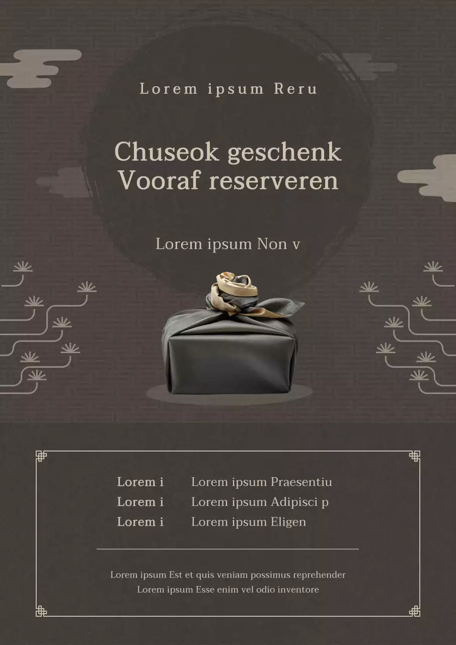 Vakantiecadeaus met een bruine, traditionele uitstraling vooraf bestellen