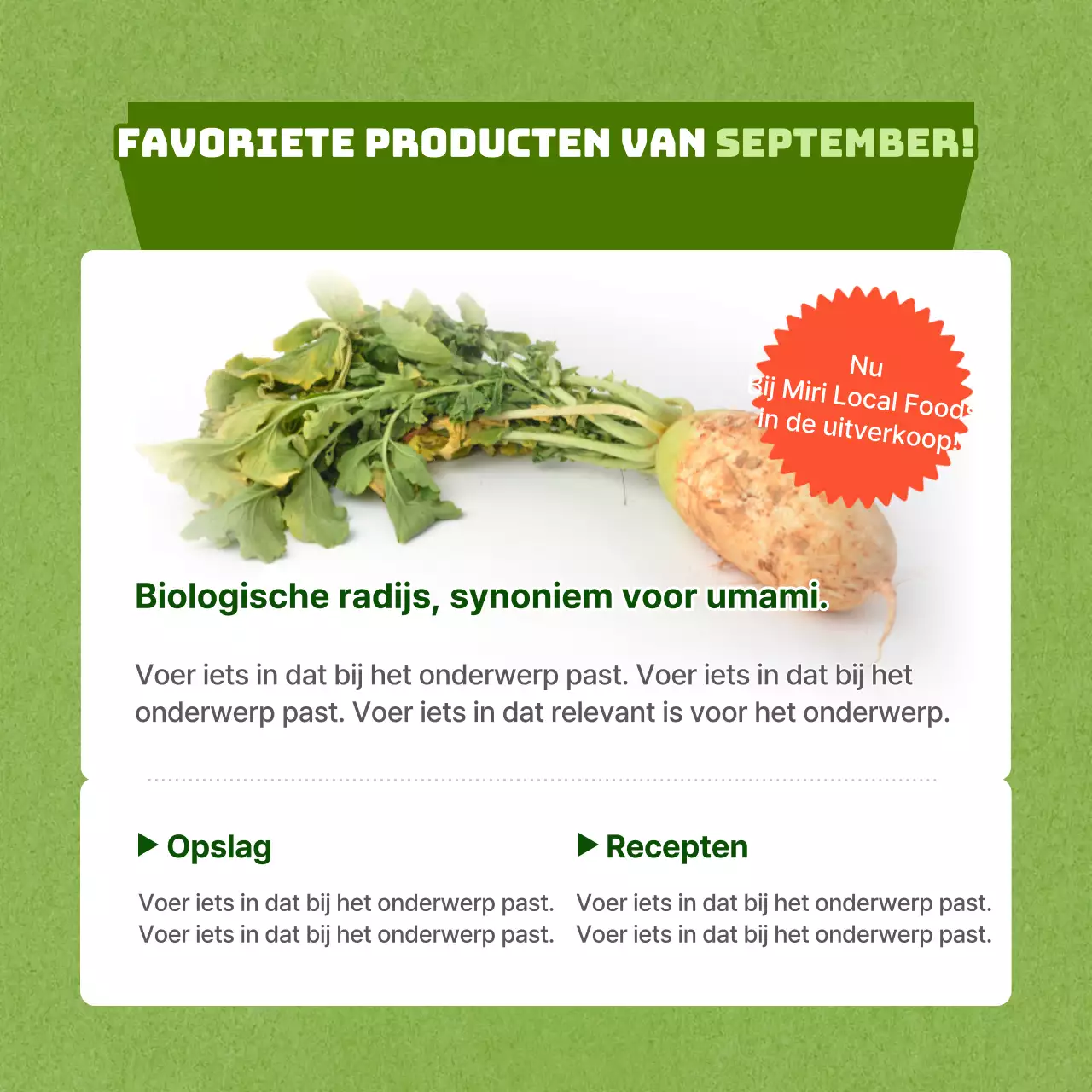 Lime groene flyer korting evenement