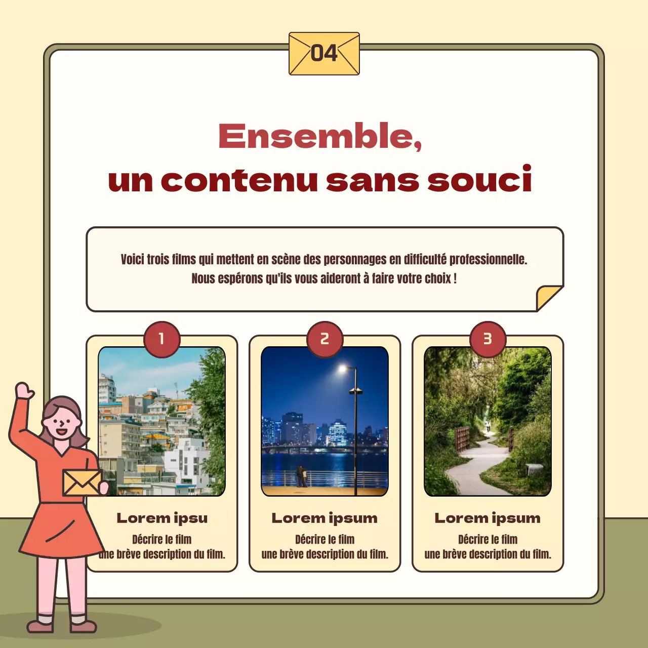 Un simple message de détresse jaune et kaki