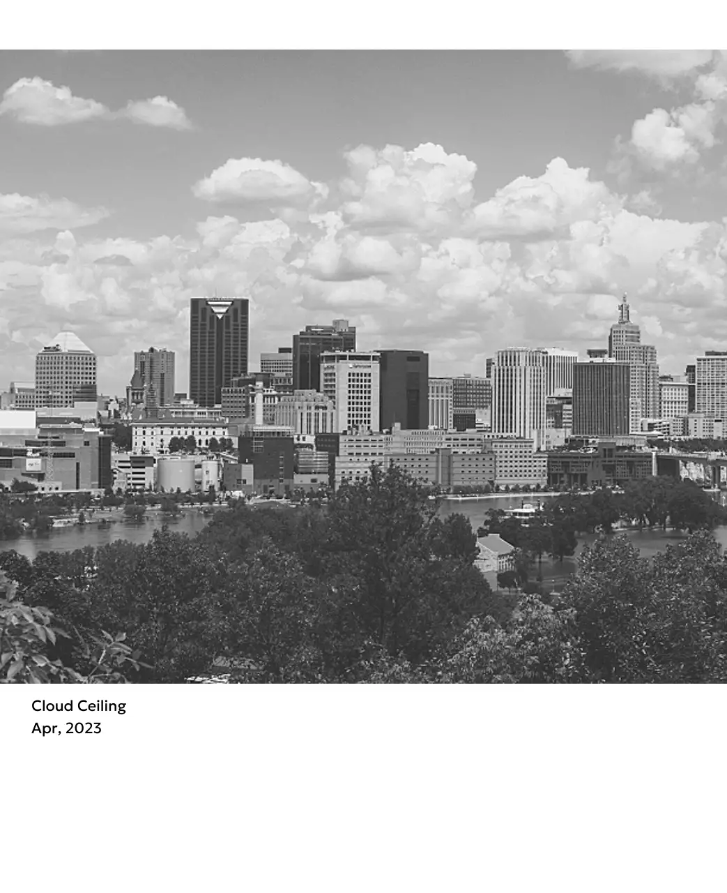 すっきりとした都会的な雰囲気のフォトカレンダー